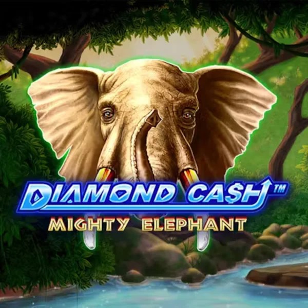 Diamond Cash Mighty Elephant by Greentube, showcased at spinstaronline.com – game logo