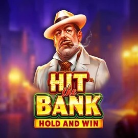 Hit The Bank Hold and Win slot logo by Playson at SpinStar Casino